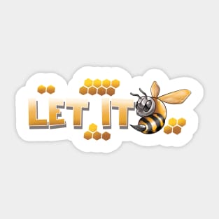 Let it bee Sticker